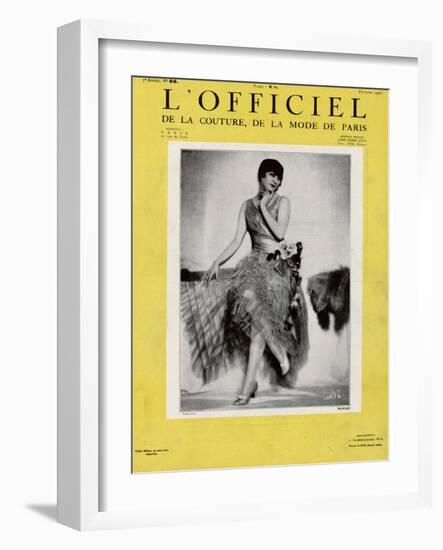 L'Officiel, February 1927 - Redfern-Madame D'Ora-Framed Art Print