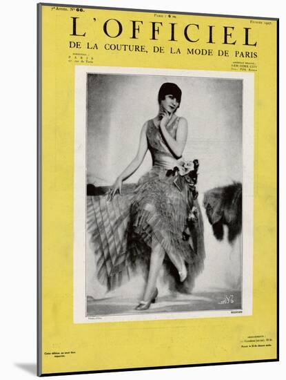 L'Officiel, February 1927 - Redfern-Madame D'Ora-Mounted Art Print