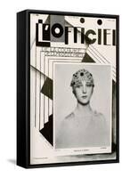 L'Officiel, February 1928 - Mme Agnès-Madame D'Ora & Jean Dunand-Framed Stretched Canvas