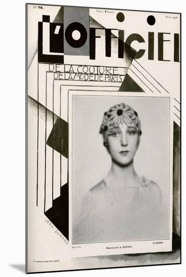 L'Officiel, February 1928 - Mme Agnès-Madame D'Ora & Jean Dunand-Mounted Art Print