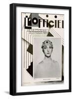 L'Officiel, February 1928 - Mme Agnès-Madame D'Ora & Jean Dunand-Framed Art Print