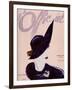 L'Officiel, February 1936 - Marthe Valmont-Lbenigni-Framed Art Print