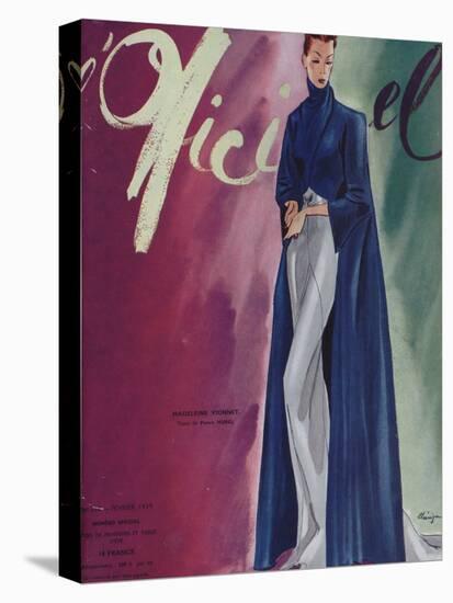 L'Officiel, February 1939 - Madeleine Vionnet-Lbenigni-Stretched Canvas