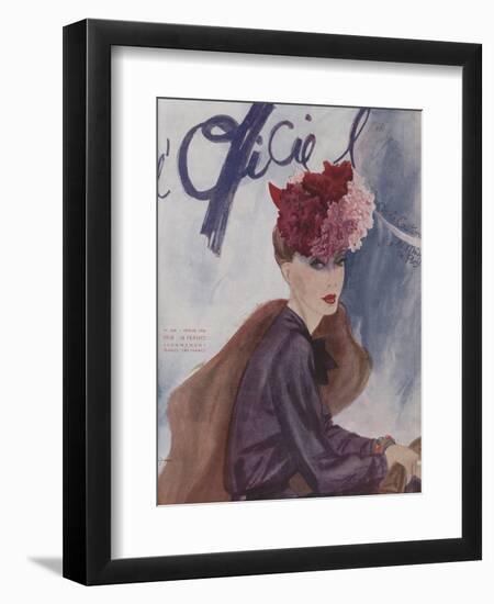 L'Officiel, February 1942-Lbenigni-Framed Art Print