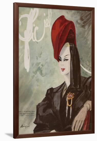 L'Officiel, February 1944-Lbenigni-Framed Art Print