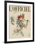 L'Officiel, February 1950 - Printemps-Pierre Pagès-Framed Art Print