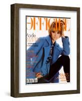 L'Officiel, February 1995 - Shalom-Francesco Scavullo-Framed Art Print