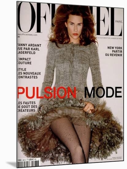 L'Officiel, February 2002 - Kristina Chrastekova-Thiemo Sander-Mounted Art Print