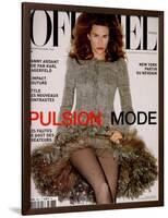 L'Officiel, February 2002 - Kristina Chrastekova-Thiemo Sander-Framed Art Print