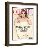 L'Officiel, February 2008 - Diane Kruger-Guy Aroch-Framed Art Print