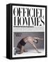 L'Officiel, Hommes August 2008 - Roberto Bolle-Milan Vukmirovic-Framed Stretched Canvas