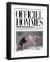 L'Officiel, Hommes August 2008 - Roberto Bolle-Milan Vukmirovic-Framed Art Print