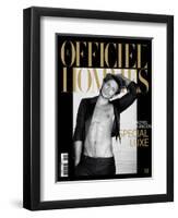 L'Officiel, Hommes December 2007 - Andres Velencoso-Milan Vukmirovic-Framed Art Print