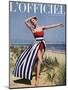 L'Officiel - Jacques Heim, Ensemble de Plage en Coton-Philippe Pottier-Mounted Art Print