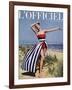 L'Officiel - Jacques Heim, Ensemble de Plage en Coton-Philippe Pottier-Framed Art Print