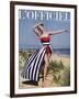 L'Officiel - Jacques Heim, Ensemble de Plage en Coton-Philippe Pottier-Framed Art Print