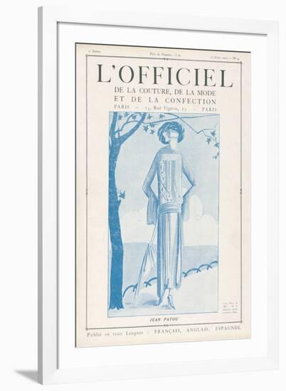 L'Officiel, January 15 1922 - Robe de Molyneux-Delphi-Framed Art Print