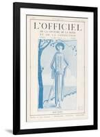 L'Officiel, January 15 1922 - Robe de Molyneux-Delphi-Framed Art Print