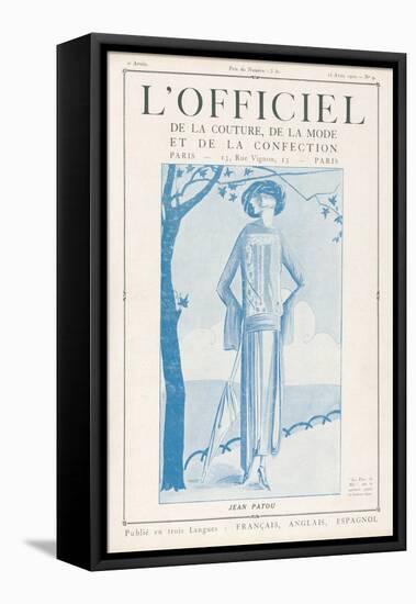 L'Officiel, January 15 1922 - Robe de Molyneux-Delphi-Framed Stretched Canvas