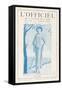 L'Officiel, January 15 1922 - Robe de Molyneux-Delphi-Framed Stretched Canvas