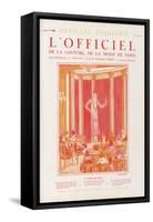 L'Officiel, January 1925 - O Kou-Moura-J. Suzanne Talbot-Framed Stretched Canvas