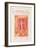 L'Officiel, January 1925 - O Kou-Moura-J. Suzanne Talbot-Framed Art Print