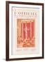 L'Officiel, January 1925 - O Kou-Moura-J. Suzanne Talbot-Framed Art Print