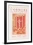 L'Officiel, January 1925 - O Kou-Moura-J. Suzanne Talbot-Framed Art Print