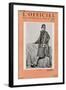 L'Officiel, January 1927 - Marjorie Moss en Robe de Worth-Madame D'Ora-Framed Art Print