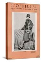 L'Officiel, January 1927 - Marjorie Moss en Robe de Worth-Madame D'Ora-Stretched Canvas