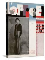 L'Officiel, January 1932 - Comtesse de La Falaise-Madame D'Ora & A.P. Covillot-Stretched Canvas