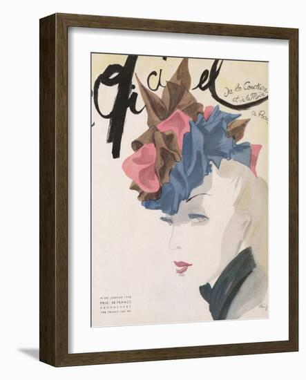 L'Officiel, January 1942-Lbenigni-Framed Art Print