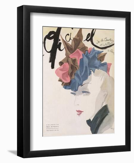 L'Officiel, January 1942-Lbenigni-Framed Art Print