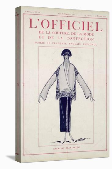 L'Officiel, January-February 1923 - Création Jean Patou-Jean Patou-Stretched Canvas