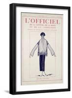 L'Officiel, January-February 1923 - Création Jean Patou-Jean Patou-Framed Art Print