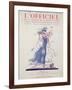 L'Officiel, July 1924 - Robe d'Après-Midi Très Fleurie-Jeanne Lanvin-Framed Art Print