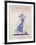 L'Officiel, July 1924 - Robe d'Après-Midi Très Fleurie-Jeanne Lanvin-Framed Art Print