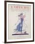 L'Officiel, July 1924 - Robe d'Après-Midi Très Fleurie-Jeanne Lanvin-Framed Art Print