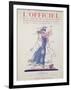 L'Officiel, July 1924 - Robe d'Après-Midi Très Fleurie-Jeanne Lanvin-Framed Art Print