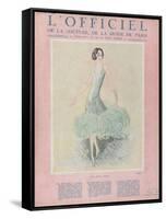 L'Officiel, July 1926 - Miss Dora Duby-Worth-Framed Stretched Canvas