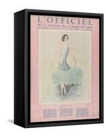 L'Officiel, July 1926 - Miss Dora Duby-Worth-Framed Stretched Canvas