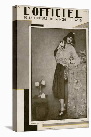 L'Officiel, July 1927 - Olga Puffkine-Madame D'Ora & Jean Dunand-Stretched Canvas