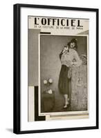 L'Officiel, July 1927 - Olga Puffkine-Madame D'Ora & Jean Dunand-Framed Art Print