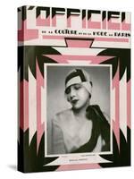 L'Officiel, July 1928 - Mlle Marcelle-Madame D'Ora-Stretched Canvas