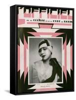 L'Officiel, July 1928 - Mlle Marcelle-Madame D'Ora-Framed Stretched Canvas