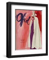 L'Officiel, July 1937 - Maria Guy-Lbenigni-Framed Art Print