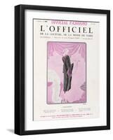 L'Officiel, June 1925 - Fleur Étrange-Drecoll-Framed Art Print