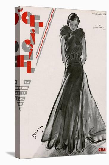 L'Officiel, June 1932 - Création Chanel-Drian-Stretched Canvas