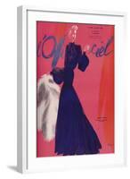 L'Officiel, June 1938 - Madeleine Vionn-Lbenigni-Framed Art Print