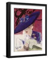 L'Officiel, June 1939 - Rose Valois-Lbenigni-Framed Art Print